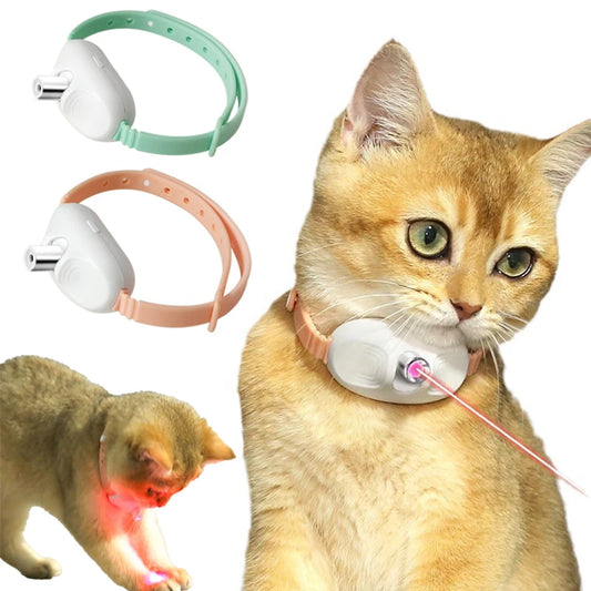 Smart Laser Cat-teasing Collar Laser Rechargeable Auto Infrared